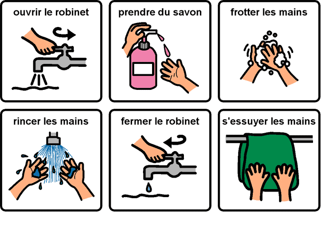 Les rappels sur le masque pour la personne de lavoine